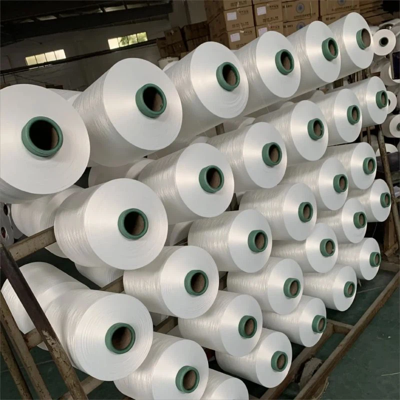 Filato bianco semiopaco DTY